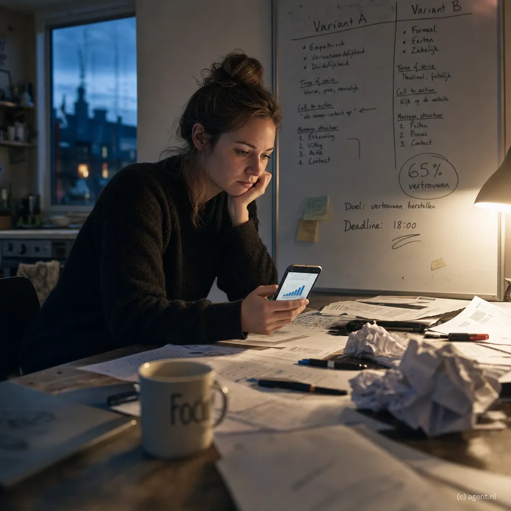 Smart PR Crisis Message Adaptation A/B Testing