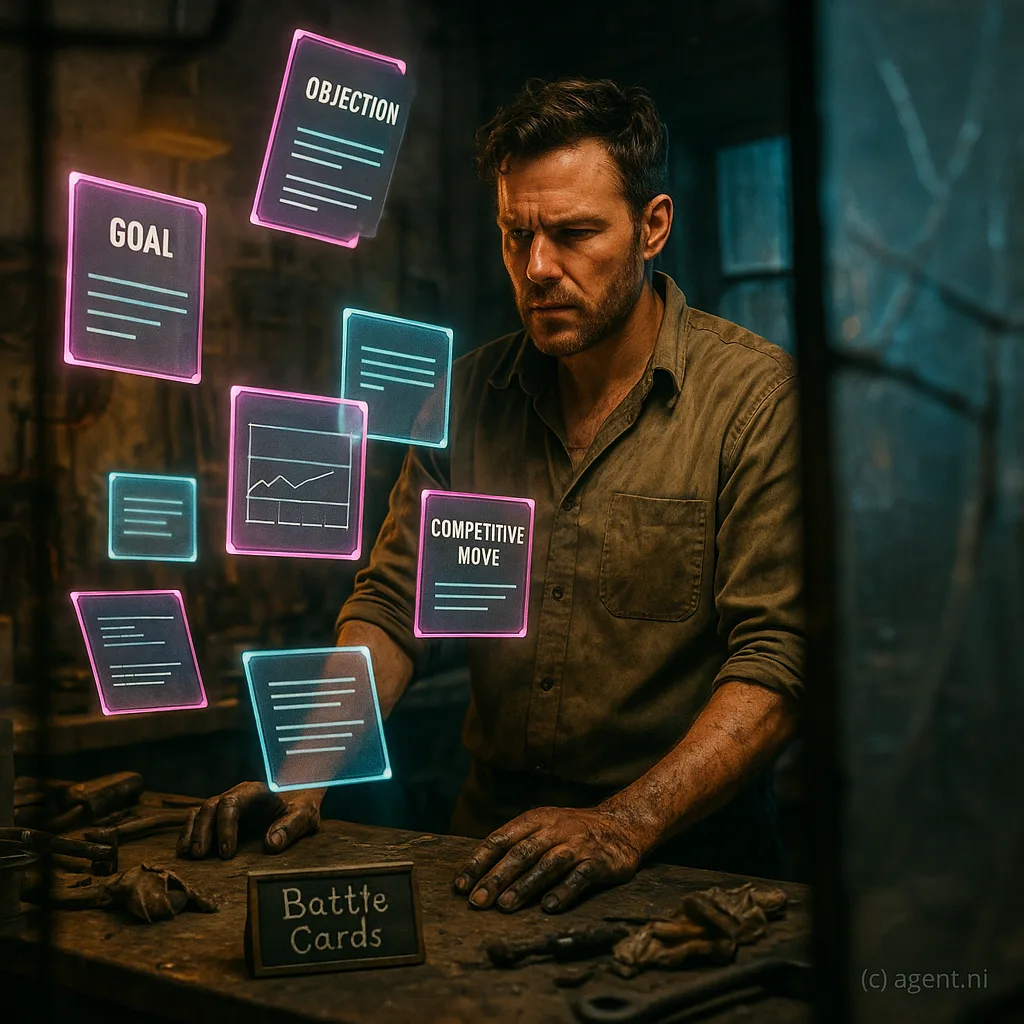 AI-Generated Sales Battle Card Updates